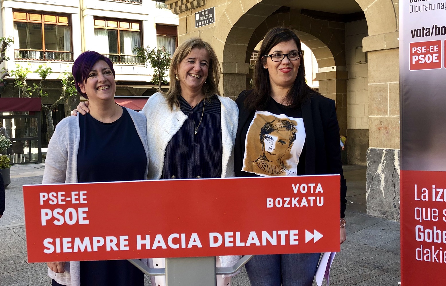 Teresa Laespada. Acto Igualdad en Getxo